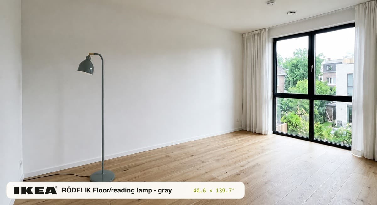 RÖDFLIK Floor lamp