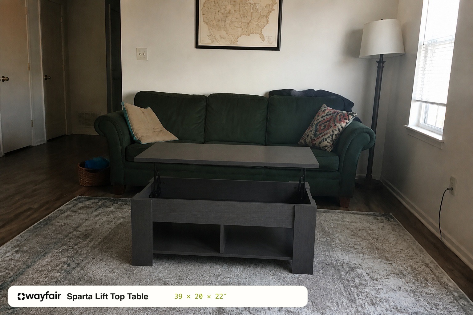 Sparta Lift Top Table in the same room