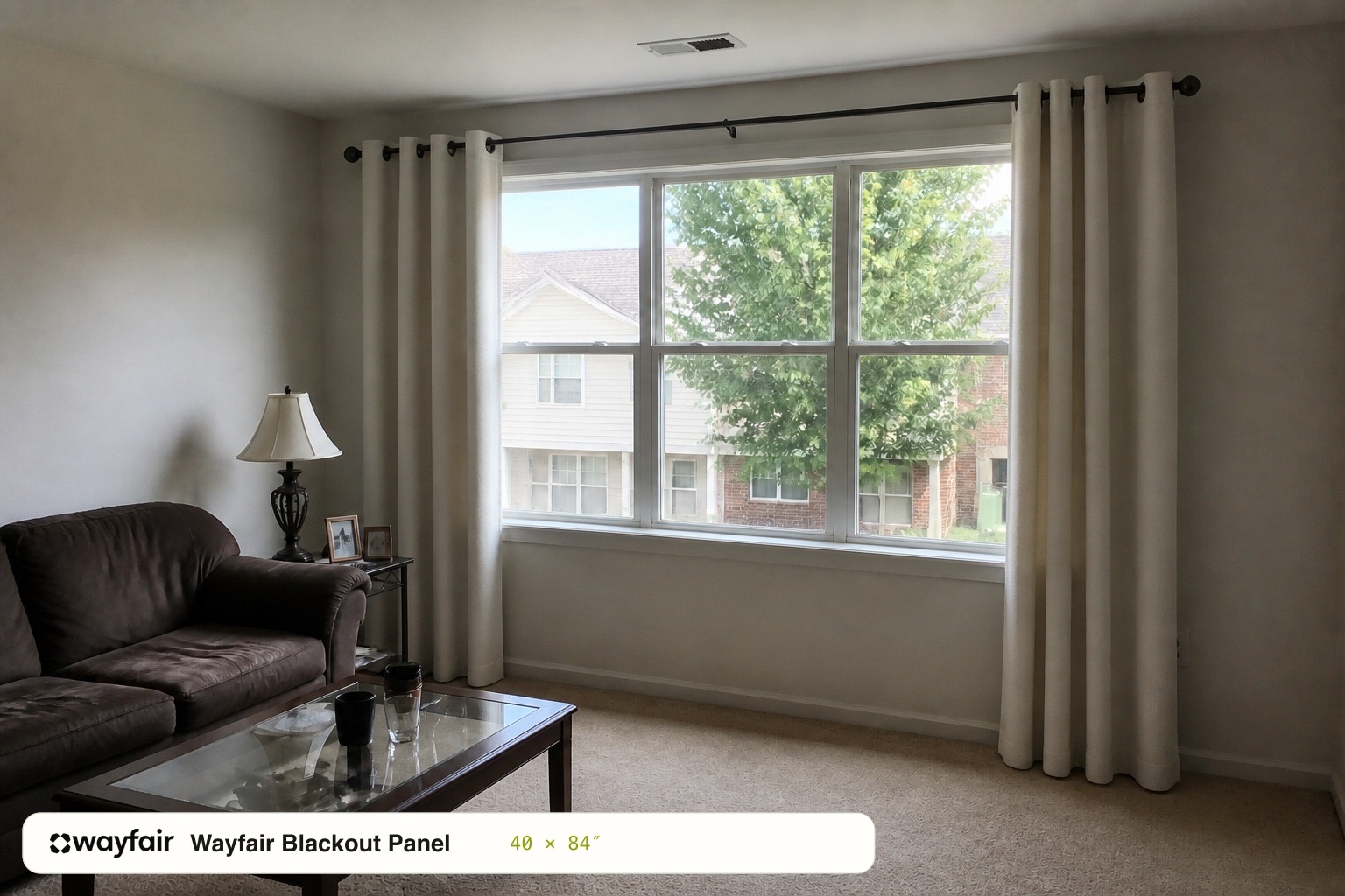 Wayfair Blackout Panel in the same room