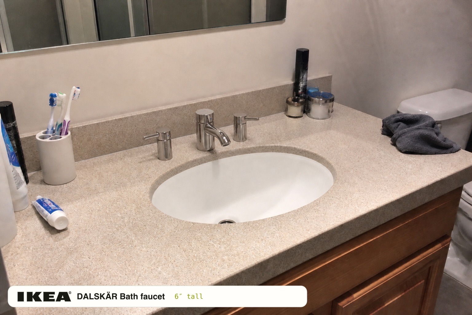 DALSKÄR Bath faucet in the same room