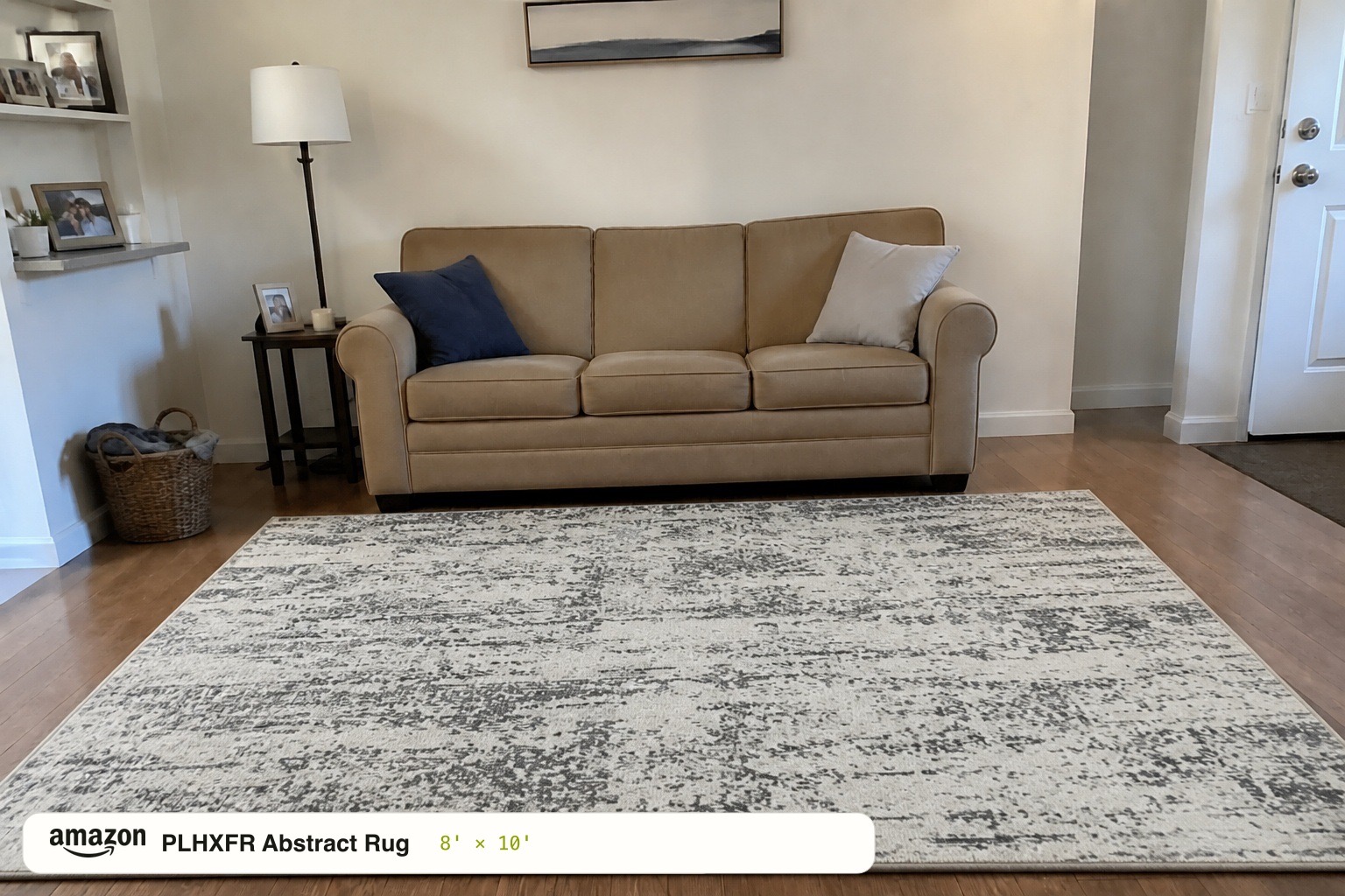 PLHXFR Abstract Rug in the same room