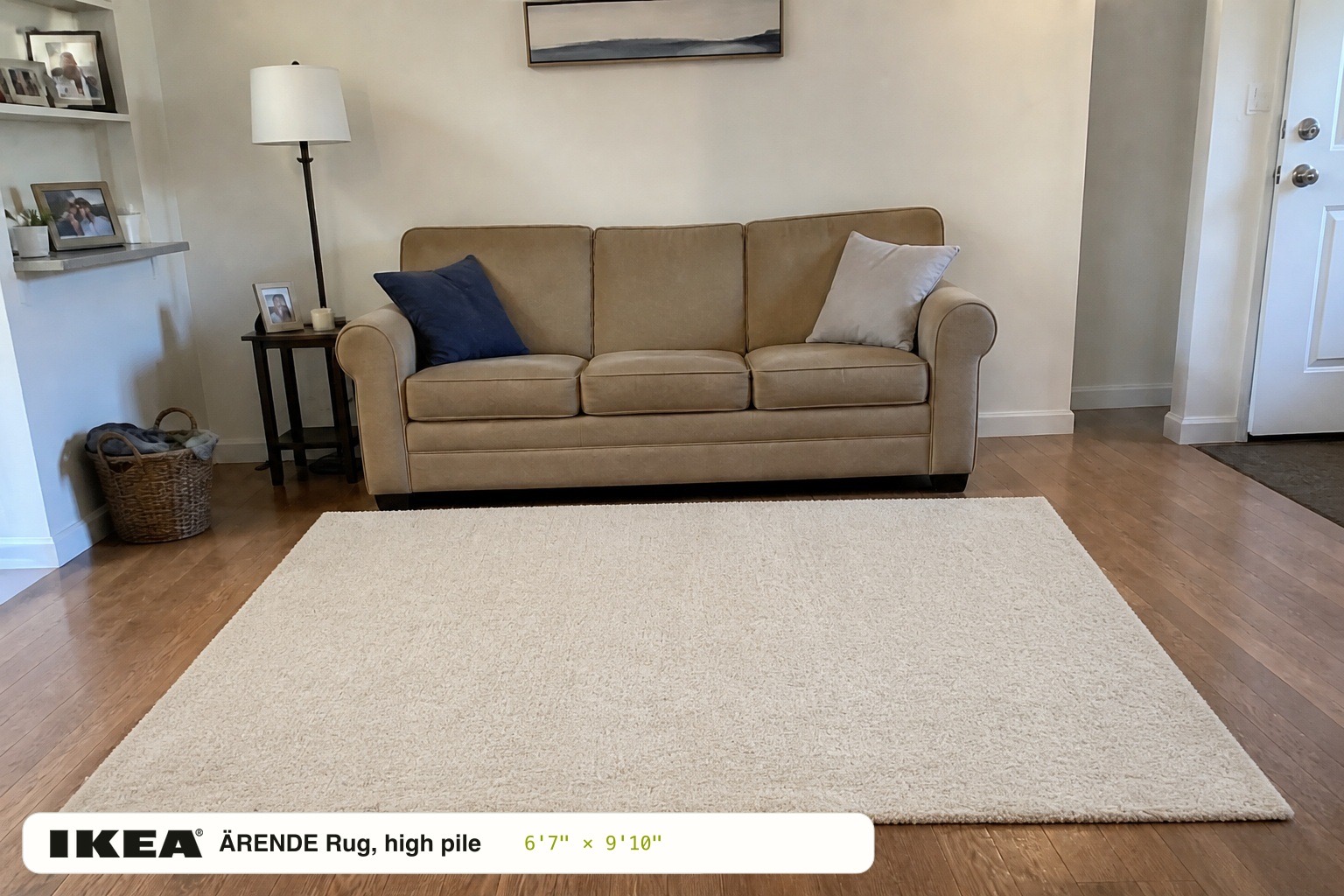 ÄRENDE Rug, high pile in the same room